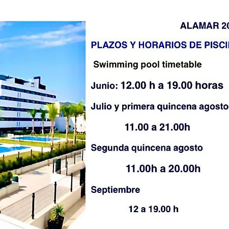 아파트 Holidays2torremolinos Alamos 3 Bedroom & Terrace & Pool